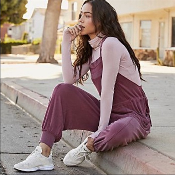 Free People Pants - FREE PEOPLE WOMEN’S JUMP START OVERALL JUMPSUIT M